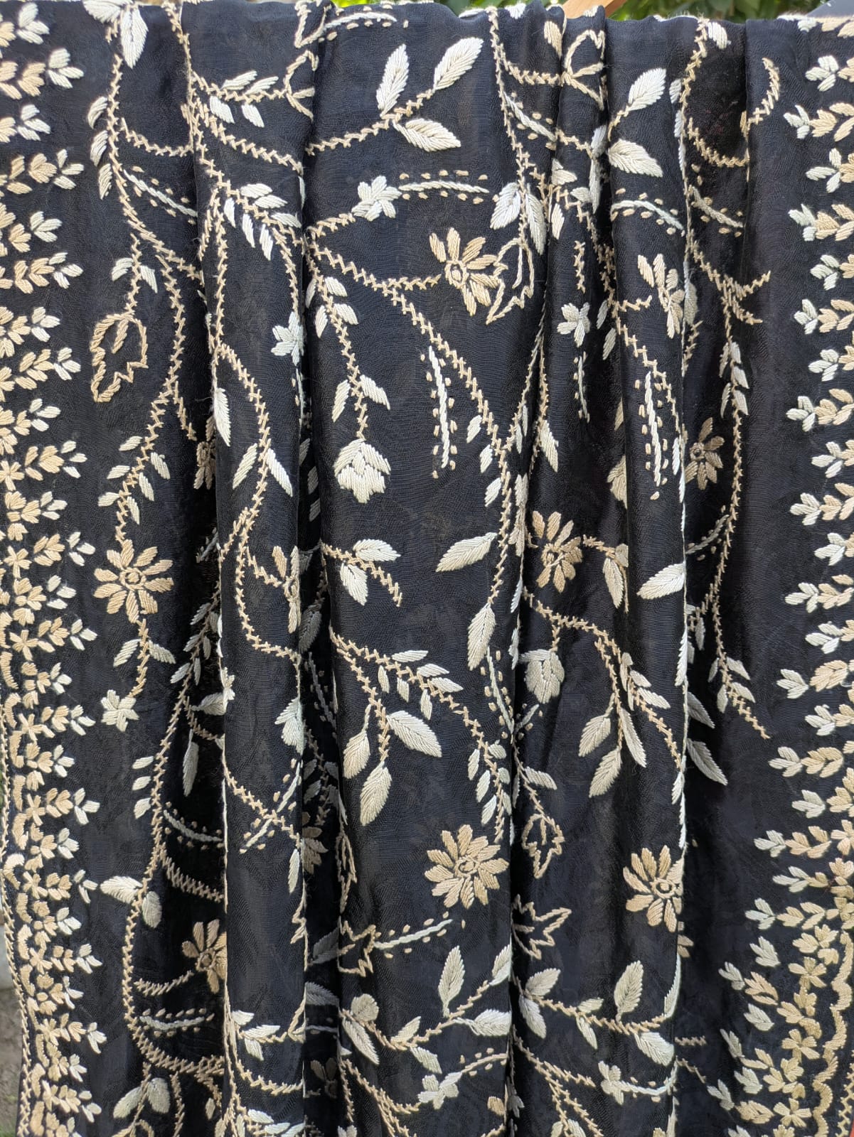 Black handcrafted Shawl