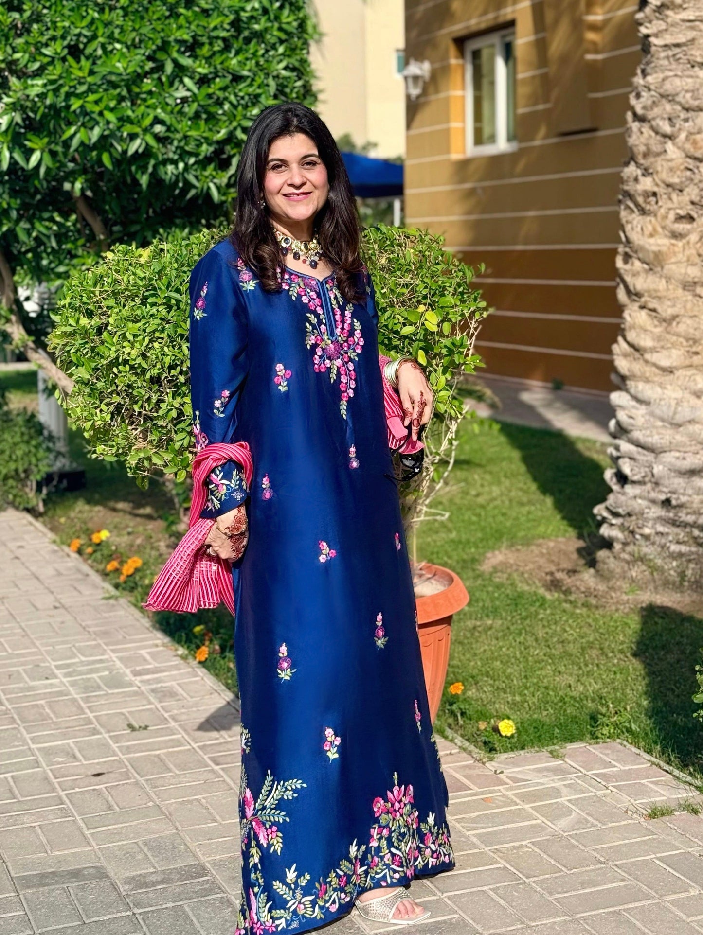 Navy Noir Kaftan